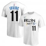 Maillot Manche Courte Brooklyn Nets Kyrie Irving Ville 2022-23 Blanc