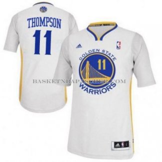 Maillot Manche Courte Golden State Warriors Thompson Blanc