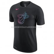 Maillot Manche Courte Miami Heat Noir7