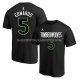 Maillot Manche Courte Minnesota Timberwolves Anthony Edwards Statement Noir