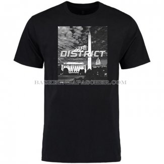 Maillot Manche Courte Washington Wizards Ville Noir