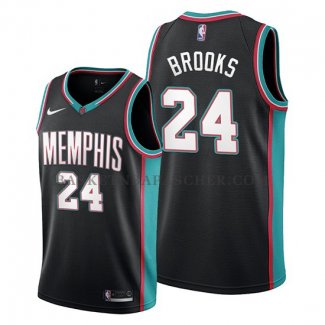 Maillot Memphis Grizzlies Dillon Brooks Classic 20th Season Noir