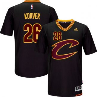 Maillot NBA Manche Courte Cleveland Cavaliers Korver Noir