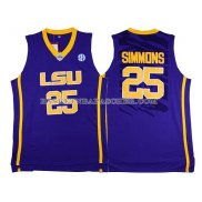 Maillot NCAA LSU Tigers Simmons Purpura