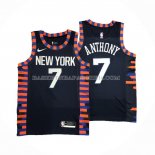 Maillot New York Knicks Carmelo Anthony NO 7 Ville Edition 2019-20 Bleu