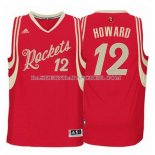 Maillot Noel Houston Rockets Howard 2015 Rouge