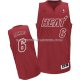Maillot Noel Miami Heat James 2012 Rouge