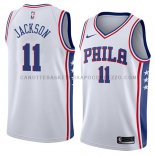 Maillot Philadelphia 76ers Demetrius Jackson Association 2018 Bl