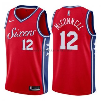 Maillot Philadelphia 76ers T.j. Mcconnell Statehombret 2017-18 R