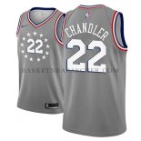 Maillot Philadelphia 76ers Wilson Chandler Ciudad 2018-19Gris
