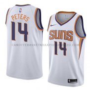 Maillot Phoenix Suns Alec Peters Association 2018 Blanc Bleu