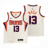 Maillot Phoenix Suns Steve Nash NO 13 Association Blanc