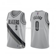 Maillot Portland Trail Blazers Damian Lillard Earned 2020-21 Gris