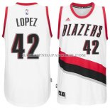 Maillot Portland Trail Blazers Lopez Blanc