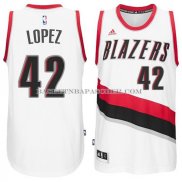 Maillot Portland Trail Blazers Lopez Blanc