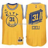 Maillot Retro City Bus Golden State Warriors Ezeli Jaune
