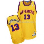 Maillot Retro Golden State Warriors Chamberlain Jaune