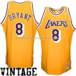 Maillot Retro Los Angeles Lakers Bryant Jaune