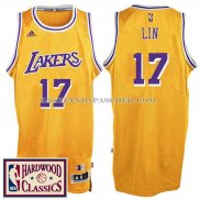 Maillot Retro Los Angeles Lakers Lin Jaune