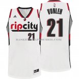 Maillot Rip City Portland Trail Blazers Vonleh Blanc
