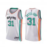 Maillot San Antonio Spurs Keita Bates-Diop NO 31 Ville 2021-22 Blanc