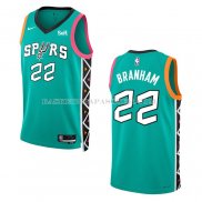 Maillot San Antonio Spurs Malaki Branham NO 22 Ville 2022-23 Vert