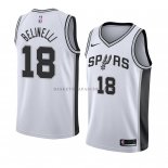 Maillot San Antonio Spurs Marco Belinelli Association 2018 Blanc