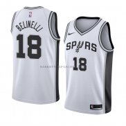Maillot San Antonio Spurs Marco Belinelli Association 2018 Blanc
