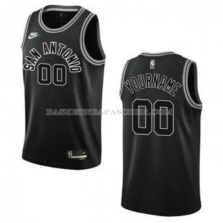 Maillot San Antonio Spurs Personnalise Classic 2022-23 Noir