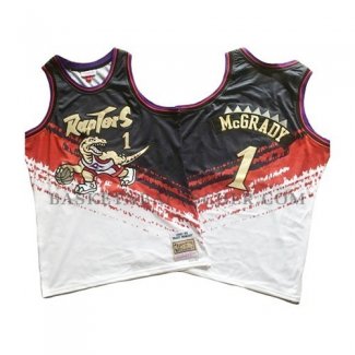 Maillot Tornto Raptors Tracy Mcgrady Mitchell & Ness Noir Rouge