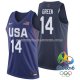 Maillot USA 2016 Green Bleu