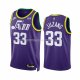 Maillot Utah Jazz Johnny Juzang NO 33 Classic 2023-24 Volet