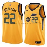 Maillot Utah Jazz Thabo Sefolosha Statement 2018 Jaune Maillot Utah Jazz Thabo Sefolosha Statement 2018 Jaune