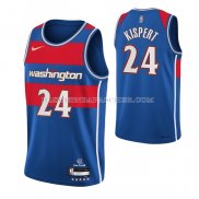 Maillot Washington Wizards Corey Kispert NO 24 Ville 2021-22 Bleu