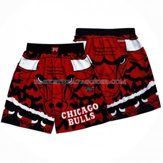 Short Chicago Bulls Mitchell & Ness Rouge Noir