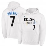 Veste a Capuche Brooklyn Nets Kevin Durant Ville 2022-23 Blanc