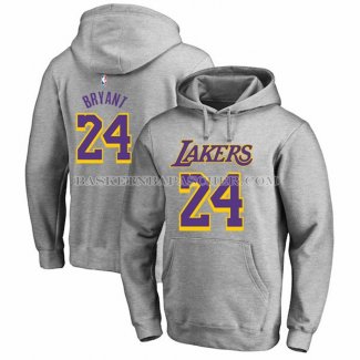 Veste a Capuche Los Angeles Lakers Kobe Bayant Gris2