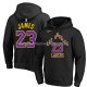 Veste a Capuche Los Angeles Lakers LeBron James Ville 2023-24 Noir