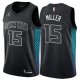 Hornets Charlotte Hornets Miller Ciudad 2017-18 Noir