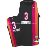 Maillot ABA Miami Heat Wade Noir