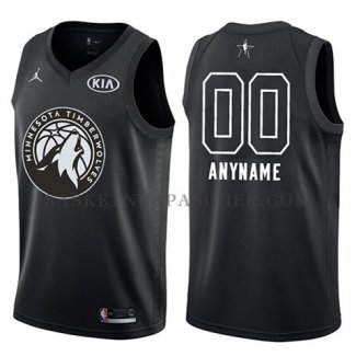 Maillot All Star 2018 Minnesota Timberwolves Nike Personnalise Noir
