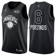 Maillot All Star 2018 New York Knicks Kristaps Porzingis Noir