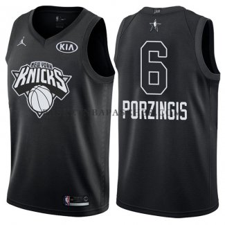 Maillot All Star 2018 New York Knicks Kristaps Porzingis Noir