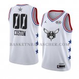 Maillot All Star 2019 Charlotte Hornets Personnalise Blanc
