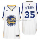 Maillot Authentique Golden State Warriors Durant Blanc