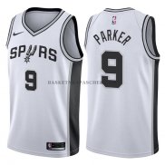 Maillot Authentique San Antonio Spurs Parker 2017-18 Blanc