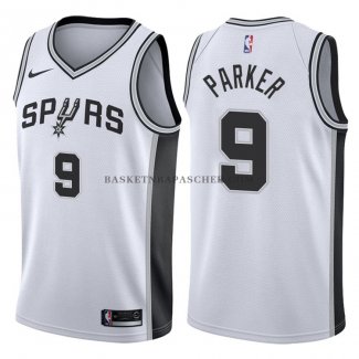 Maillot Authentique San Antonio Spurs Parker 2017-18 Blanc