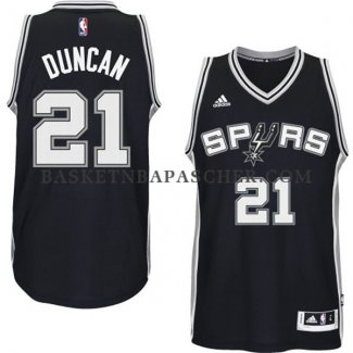 Maillot Authentique San Antonio Spurs Duncan Noir