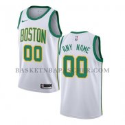Maillot Boston Celtics Personnalise Ville 2018-19 Blanc