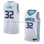 Maillot Charlotte Hornets Julyan Stone Association 2018 Blanc